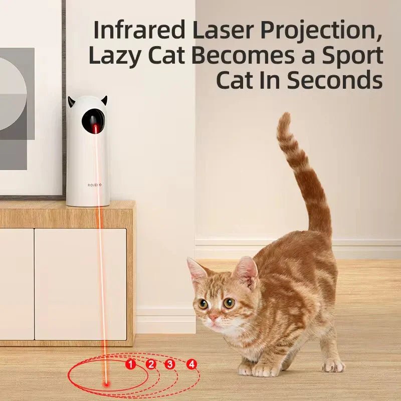 Automatic Cat Toy – Interactive Smart LED Laser - Liora Paws