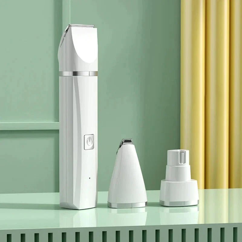 4 in 1 Electric Pet Grooming Kit - Hair Trimmer, Clippers, Nail Grinder for Cats & Dogs - Liora Paws