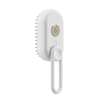 Electric Cat Steam Brush – 3 - In - 1 Pet Grooming Comb with Water Spray for Cats and Dogs, USB Rechargeable - Liora Paws