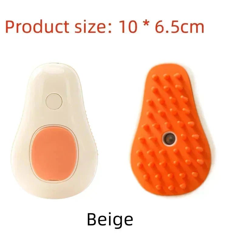 Electric Cat Steam Brush – 3 - In - 1 Pet Grooming Comb with Water Spray for Cats and Dogs, USB Rechargeable - Liora Paws