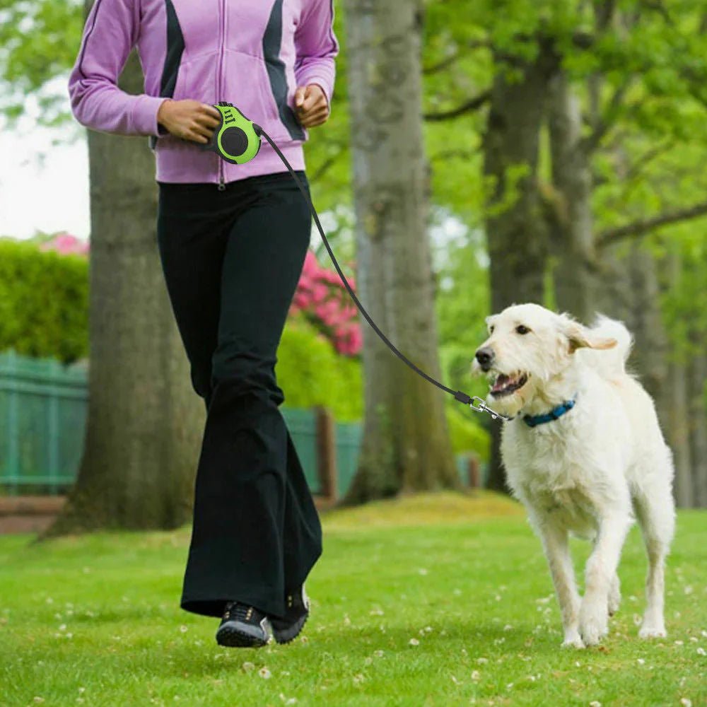 Automatic Retractable Dog Leash - Dual Size Options with Brake & Lock Safety System - Liora Paws