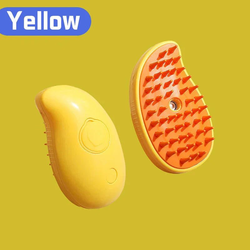 Electric Cat Steam Brush – 3 - In - 1 Pet Grooming Comb with Water Spray for Cats and Dogs, USB Rechargeable - Liora Paws