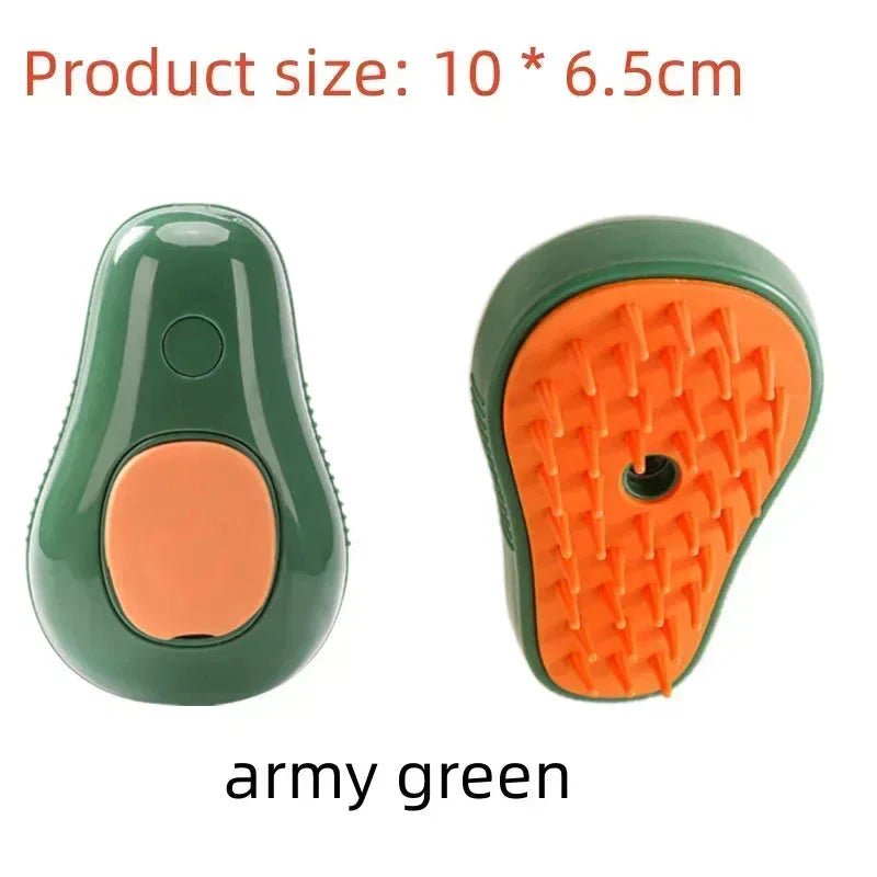 Electric Cat Steam Brush – 3 - In - 1 Pet Grooming Comb with Water Spray for Cats and Dogs, USB Rechargeable - Liora Paws
