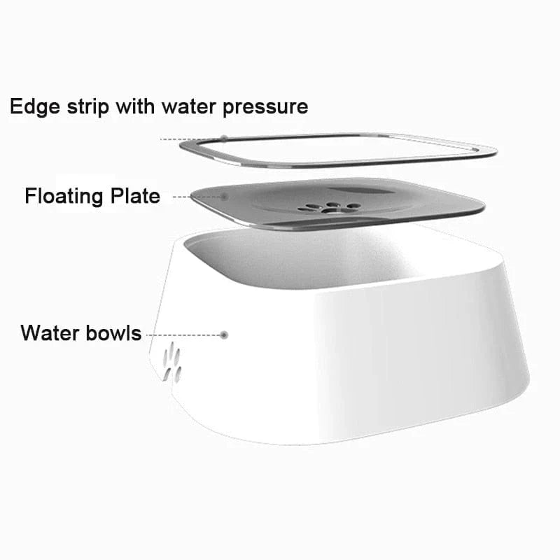 Dog Drinking Water Bowl with Floating Design - Non - Wetting, Non - Skid, Large Capacity - Liora Paws