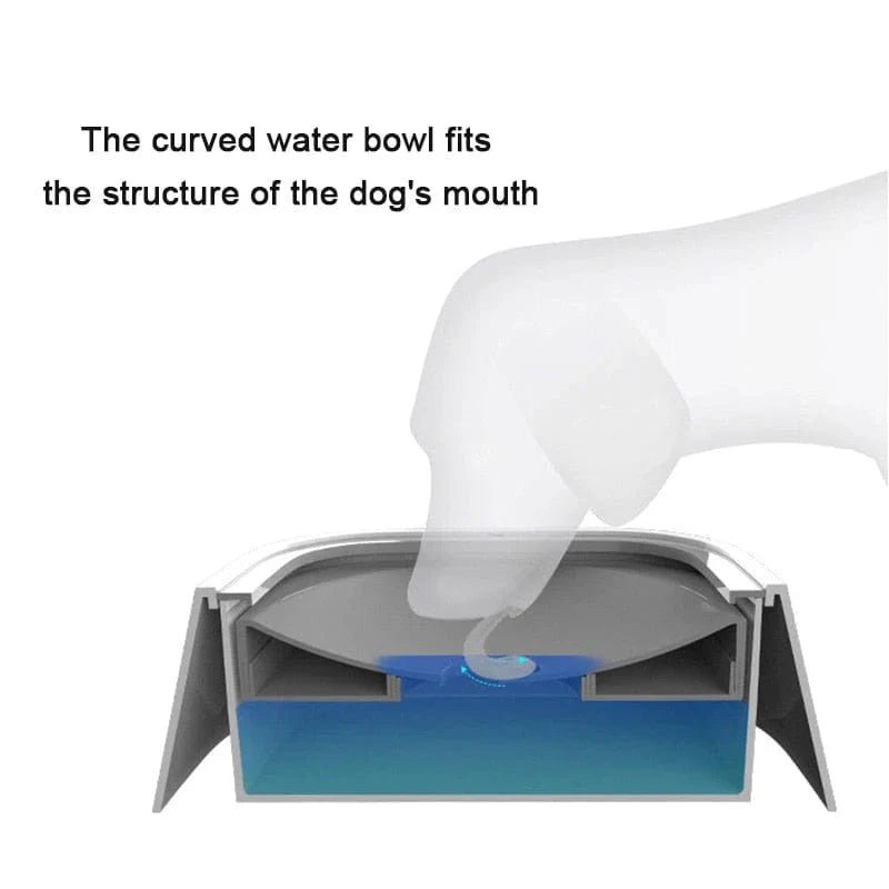 Dog Drinking Water Bowl with Floating Design - Non - Wetting, Non - Skid, Large Capacity - Liora Paws