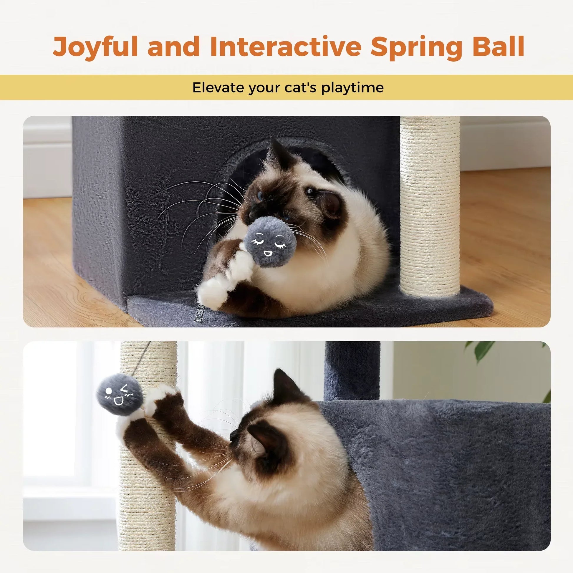 Cat Tree for Large Cats Cat Tower for Indoor - Liora Paws
