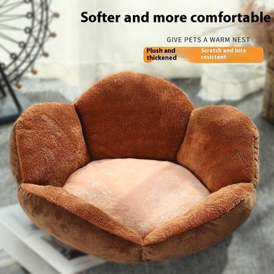 Internet Celebrity Dog's Paw Cat Nest Dog Bed Four Seasons Universal Pet Warm - Liora Paws