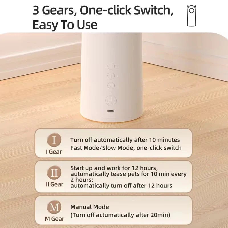 Automatic Cat Toy – Interactive Smart LED Laser - Liora Paws