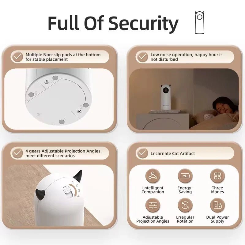 Automatic Cat Toy – Interactive Smart LED Laser - Liora Paws