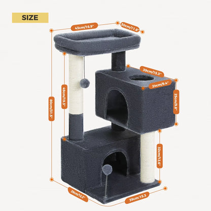 Cat Tree for Large Cats Cat Tower for Indoor - Liora Paws